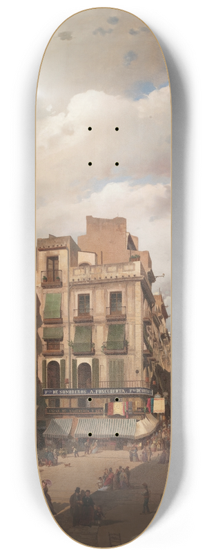 Aquiles Batiztutzzi - Pla de la Boqueria 8.25 inch art skate deck