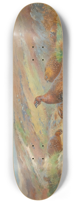 Archibald Thorburn - The Old Drove Road 8.25 inch art skate deck