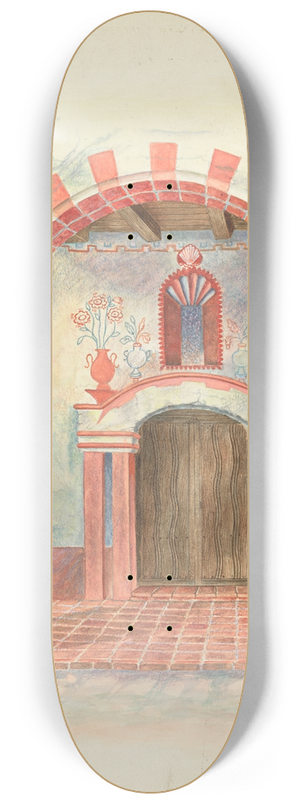 A. Regli - Restoration Drawing 8.25 inch art skate deck