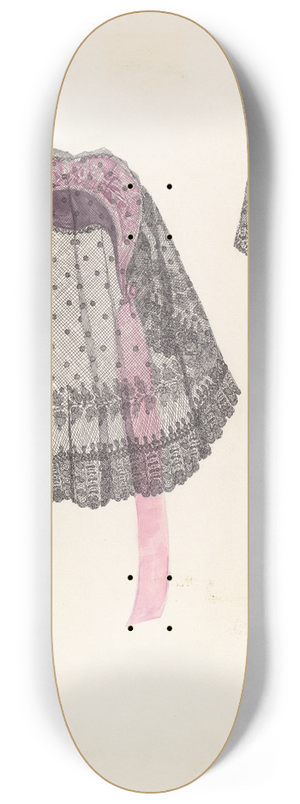 Arelia Arbo - Satin and Lace Hat 8.25 inch art skate deck