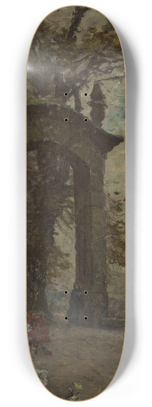 Armand Charnay - Un coin du vieux Passy 8.25 inch art skate deck