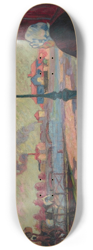 Armand Guillaumin - La Seine  Charenton 8.25 inch art skate deck
