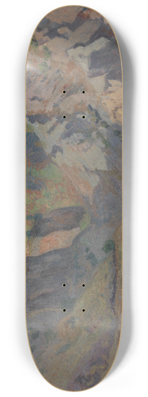 Armand Guillaumin - Les Grottes de Prunal prs de Pontgibaud (Auvergne) 8.25 inch art skate deck