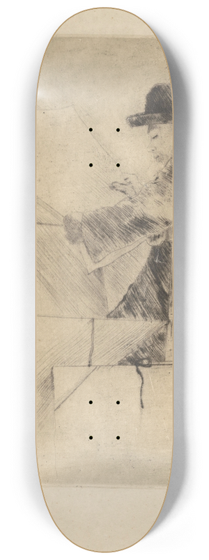 Armand Rassenfosse - The print lover LAmateu 8.25 inch art skate deck