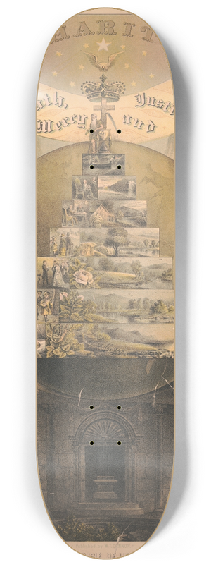 Armor Litho. Co. - Temple of Life 8.25 inch art skate deck
