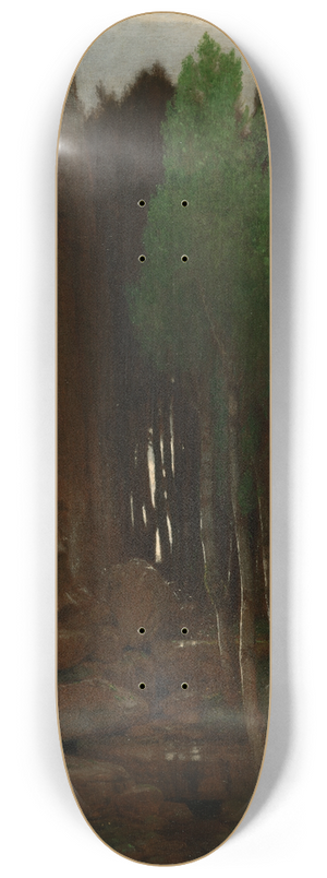 Arnold Bcklin - Spring in a Narrow Gorge (Quell in einer Felsschluct) 8.25 inch art skate deck