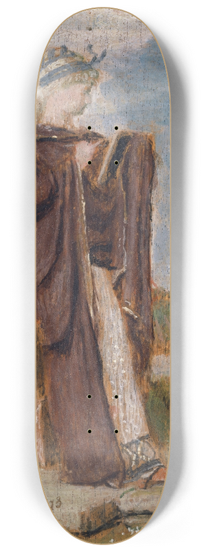 Arnold Bcklin - The Muse Thalia 8.25 inch art skate deck