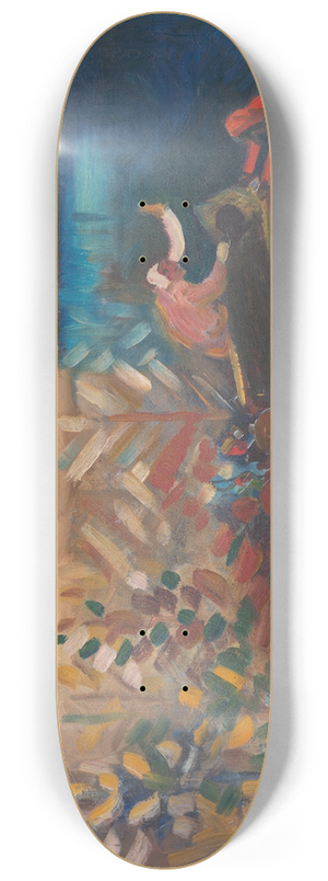 Arnold Peter Weisz-Kubnan - Carrying the Sick 8.25 inch art skate deck