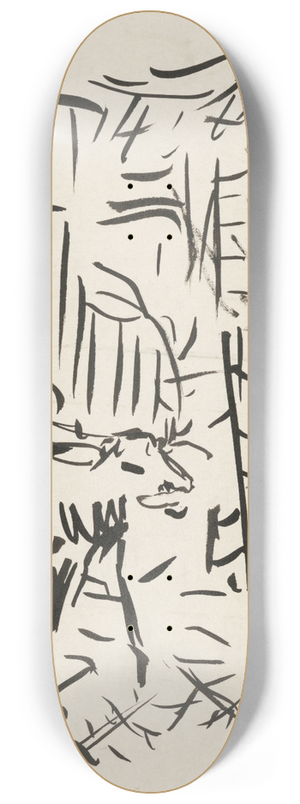 Arnold Peter Weisz-Kubnan - Deer 8.25 inch art skate deck