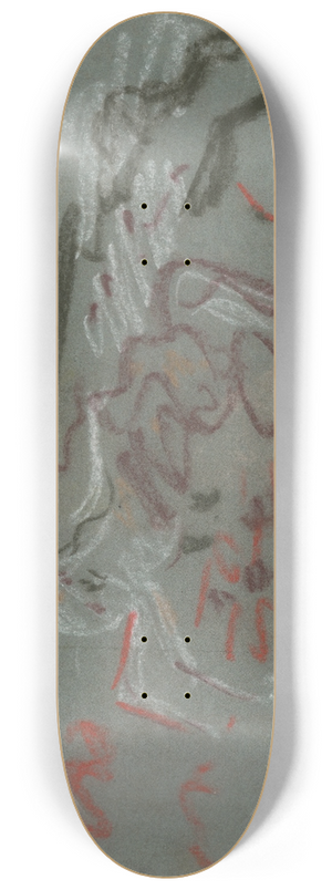 Arnold Peter Weisz-Kubnan - Galloping Horses 8.25 inch art skate deck