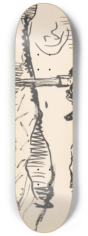 Arnold Peter Weisz-Kubnan - On a Sleigh Arnold 8.25 inch art skate deck
