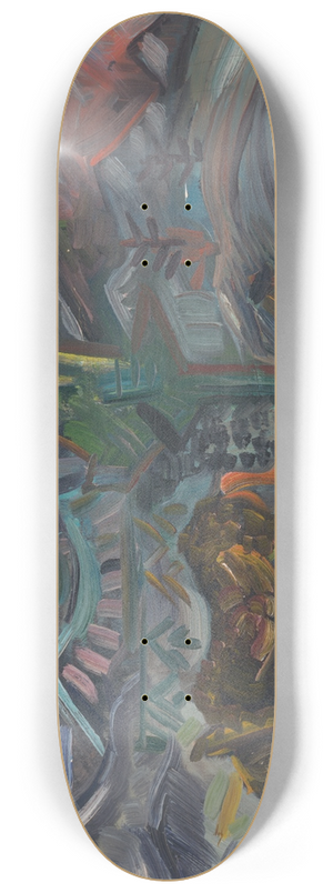 Arnold Peter Weisz-Kubnan - Resting Farmers 8.25 inch art skate deck
