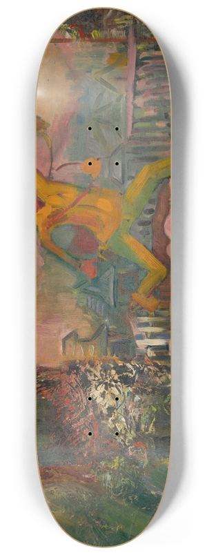 Arnold Peter Weisz-Kubnan - Running Hunter with a Rifle 8.25 inch art skate deck