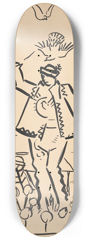 Arnold Peter Weisz-Kubnan - tdia k Radosti 8.25 inch art skate deck