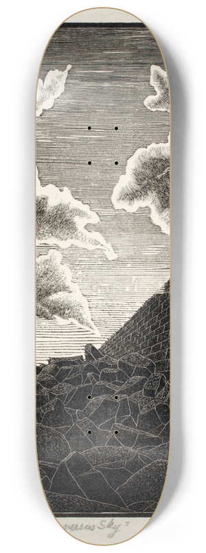 Arnold Wiltz - Masury Versus Sky 8.25 inch art skate deck