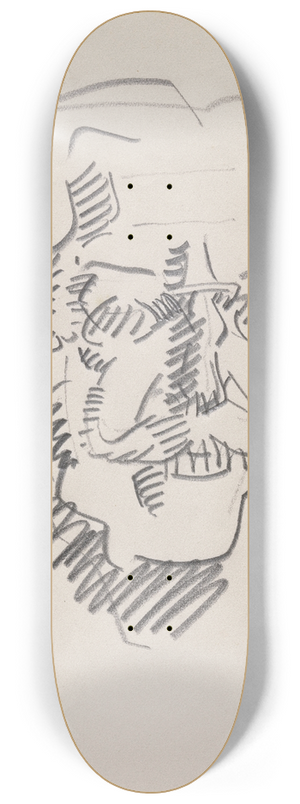 Arno Stern - The Painter James Ensor 2 8.25 inch art skate deck