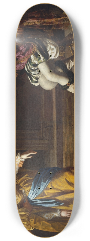 Artemisia Gentileschi - Esther before Ahasuerus 8.25 inch art skate deck