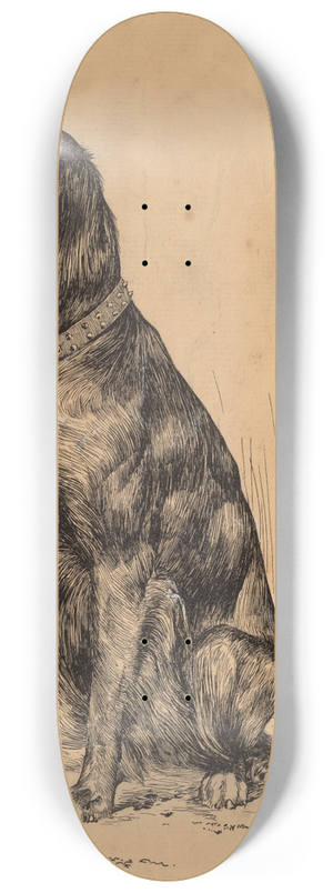 Arthur Bowen Davies - Aldrichs Dog 8.25 inch art skate deck