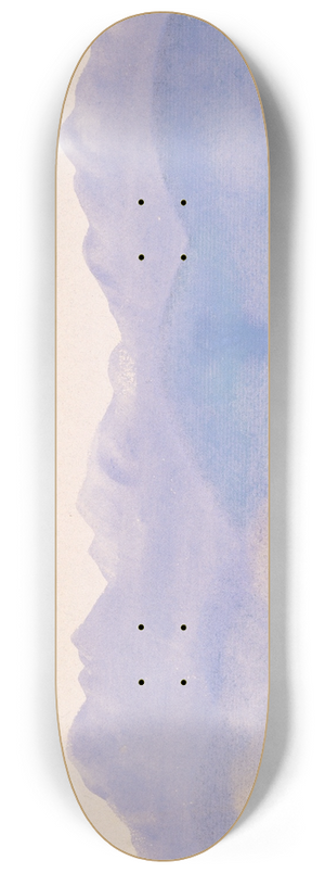 Arthur Bowen Davies - Blue Mist 8.25 inch art skate deck