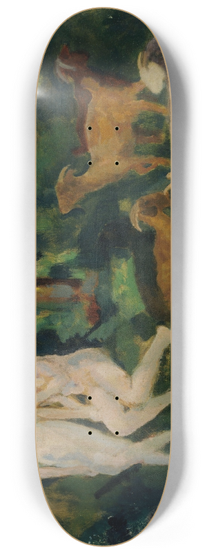 Arthur Bowen Davies - Dew Drops 8.25 inch art skate deck