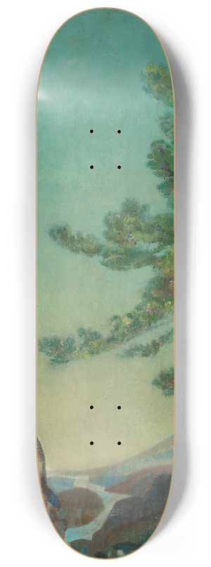 Arthur Bowen Davies - On the Cliffs 8.25 inch art skate deck