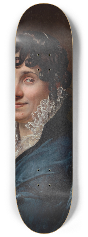 Franois-Joseph Navez - Portrait of a woman, traditionally identified as Henriette Lousbergs (1796-1827) 8.25 inch art skate deck