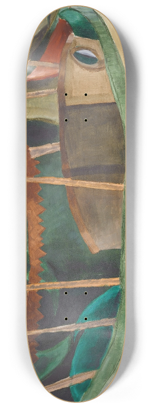 Arthur Dove - Fishboat 8.25 inch art skate deck