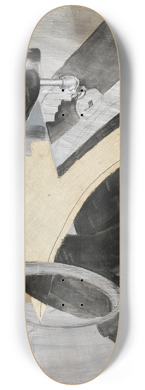 Arthur Dove - Hand Sewing Machine 8.25 inch art skate deck