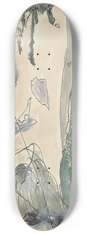 Arthur Dove - Seneca Lake 8.25 inch art skate deck
