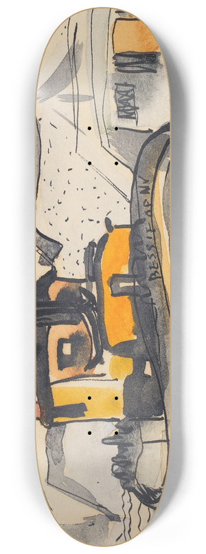 Arthur Dove - Study for The Bessie of New York 8.25 inch art skate deck