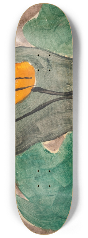 Arthur Dove - Sun Through Tree II 8.25 inch art skate deck