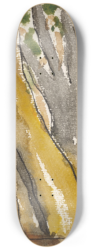 Arthur Dove - Trees Behind the House 8.25 inch art skate deck