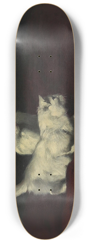 Arthur Heyer - Ktzchen beobachten einen Kfer 8.25 inch art skate deck