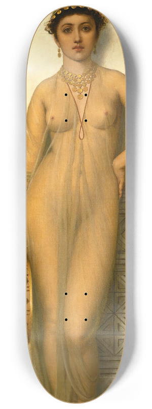 Arthur Hill - The Tambourine Girl 8.25 inch art skate deck