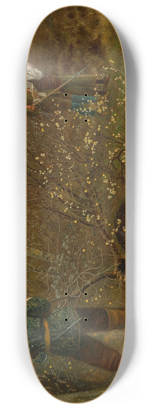 Arthur Hughes - Summer is a coming in 8.25 inch art skate deck