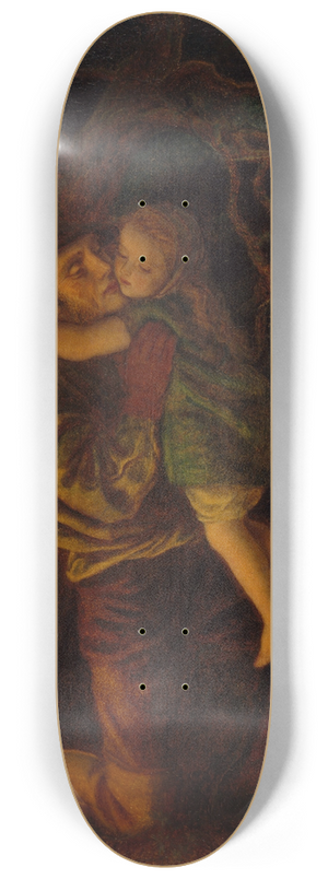 Arthur Hughes - The Lost Child 8.25 inch art skate deck