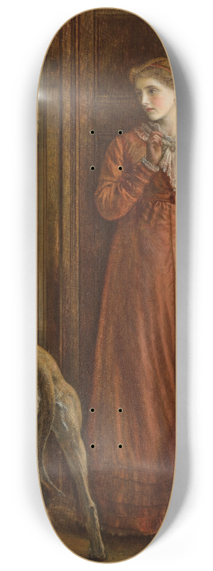 Arthur Hughes - Uncertainty 8.25 inch art skate deck