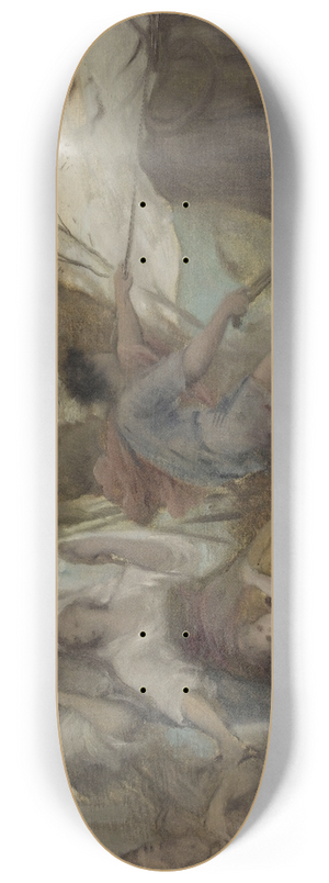 Franois Lafon - Maternit et labourage 8.25 inch art skate deck