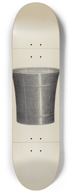 Arthur Johnson - Pewter Beaker 8.25 inch art skate deck