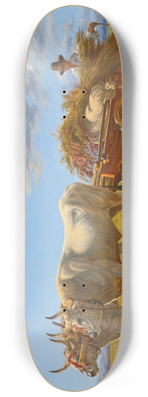 Arthur John Strutt - Haymaking 8.25 inch art skate deck