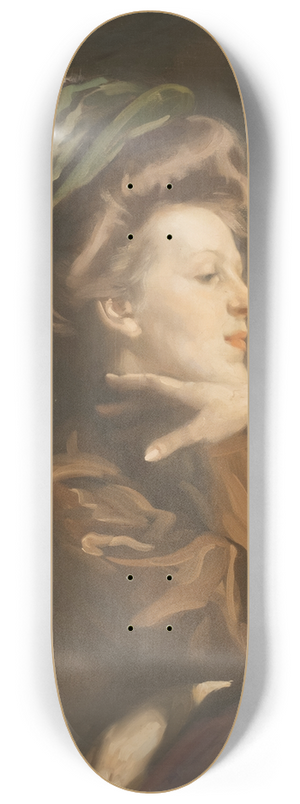 Arthur Kampf - Lady portrait 8.25 inch art skate deck