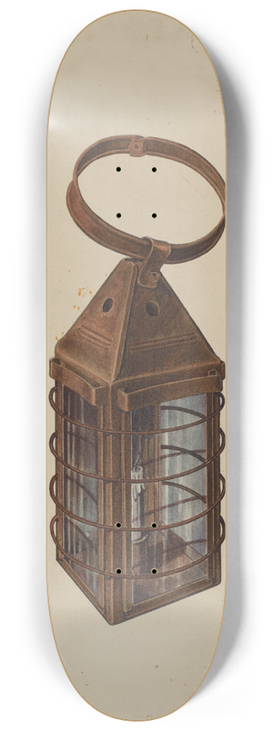 Arthur Mathews - Lantern 8.25 inch art skate deck