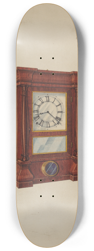Arthur Mathews - Seth Thomas Clock 8.25 inch art skate deck