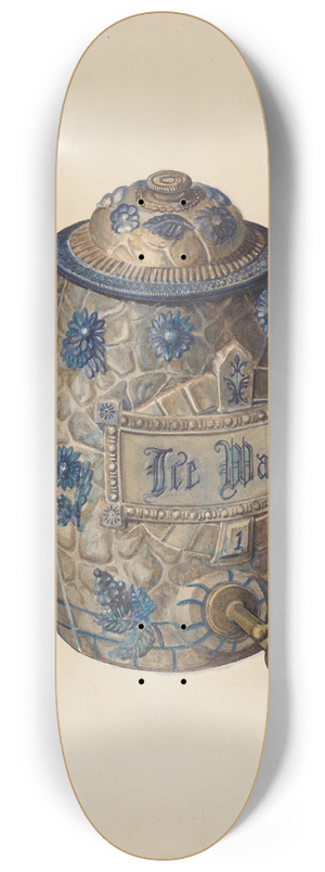 Arthur Mathews - Water Jug 8.25 inch art skate deck