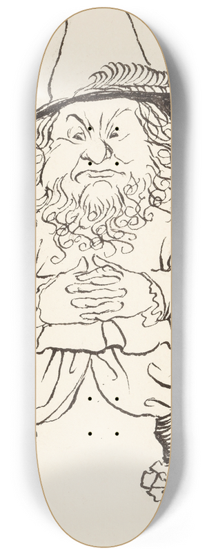 Arthur Rackham - Rip Van Winkle 8.25 inch art skate deck
