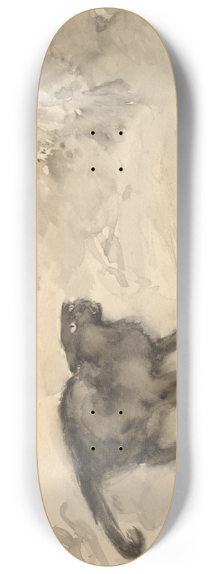 Arthur Rackham - The Cat and the Eagle 8.25 inch art skate deck
