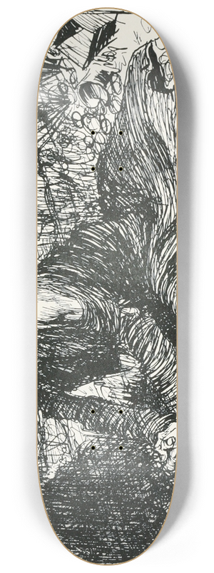 Arthur Rackham - The Miser 8.25 inch art skate deck