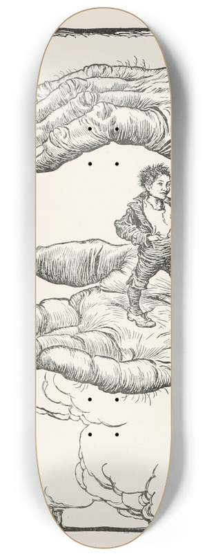 Arthur Rackham - Tom Thumb 8.25 inch art skate deck