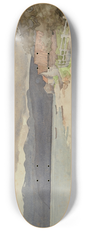 Arthur Rackham - Utvik, Not a Fjord, Norwegian Trip 8.25 inch art skate deck