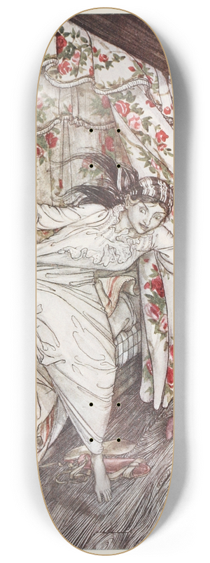 Arthur Rackham - Venus and the Cat 8.25 inch art skate deck